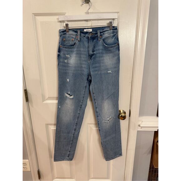 Pistola High Rise Distressed Straight Leg Jeans sz 25 EUC - Picture 1 of 9